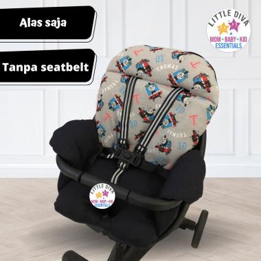 Stroller Pad Egg 45 K THOMAS - Alas Stroller TANPA TALI SEATBELT tinggi 45 cm Motif Dudukan Bantalan