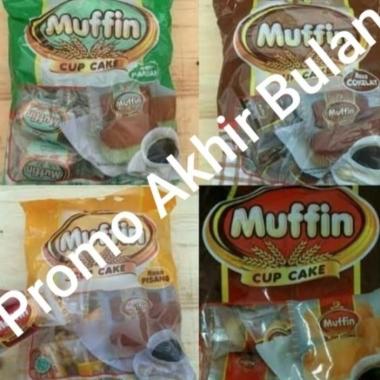 Pusan Muffin Cup Cake Pandan, Pisang Isi 20