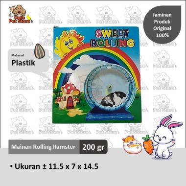 mainan rolling spiral hamster