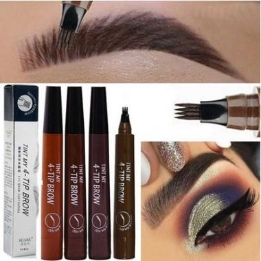 EYEBROW PEN - PENCIL PINSIL ALIS WATERPROOF - MAGIC TINT 3D 4D TATTOO 05 BLACK