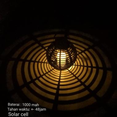 H162 Lampu Gantung Solar Cell Led Waterproof Tenaga Surya Hias Taman