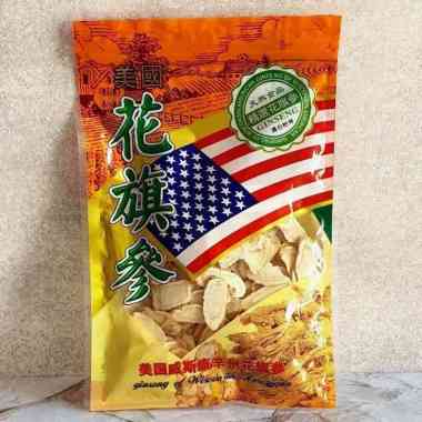 Irisan Ginseng Amerika Premium 100gr