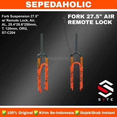 Fork / Garpu Angin Sepeda MTB 27.5 Suspension Air Remote Lock SYTE ST C204