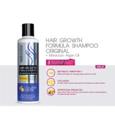 MIRANDA Hair Shampoo Kuda original (biru)