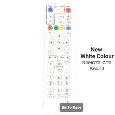 Remot STB Android remote TV BOX ZTE ZXV10 B860H B870H B700v5 Ori Putih