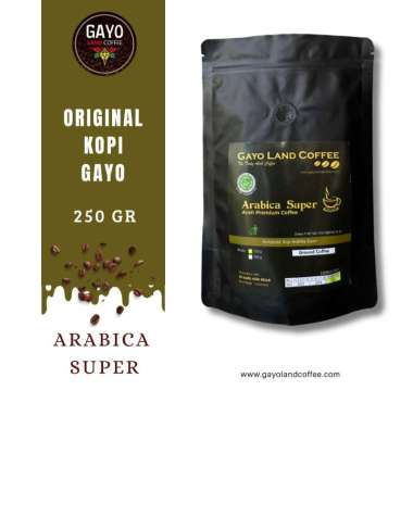 GAYO LAND COFFEE Arabica Super Aceh Gayo Bubuk Kopi