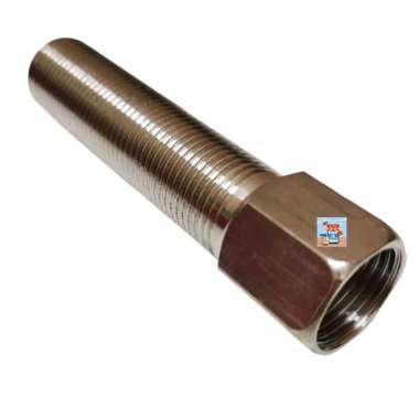 SOK DRAT PANJANG 10CM 1/2 INCH SOK KRAN STAINLESS STEEL SUS304 SOCK KRAN SOCK DRAT PENYAMBUNG KRAN