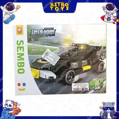 Mainan Anak Laki Laki Lego Mobil Balap Sport Jeep Sembo Block 103089