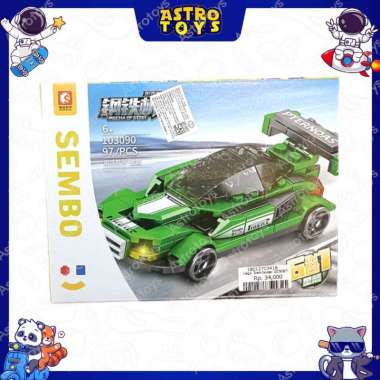 Mainan Anak Laki Laki Lego Mobil Balap Sport Jeep Sembo Block 103090