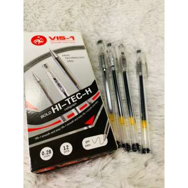 Pulpen VIS-1 HI-TECH Calligraph 0.28mm - HITAM