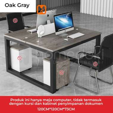 Homedoki Meja /Meja Kantor / Computer Desk /Meja Kantor / Meja Kayu Minimalis / Meja Kerja L-Oak