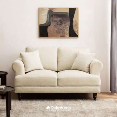 Dekoruma Haiku Sofa Tamu Minimalis Japandi 2 Dudukan / Sofa 2 Seater