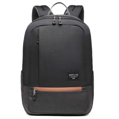 Navy Club Tas Ransel Laptop Up To 15 Inch - Backpack Daypack - Tas Pria Tas Wanita FCHF Black