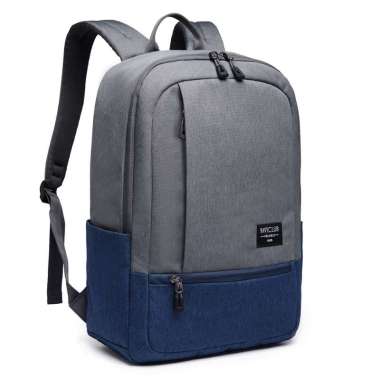 Navy Club Tas Ransel Laptop Up To 15 Inch - Backpack Daypack - Tas Pria Tas Wanita FCHF Grey