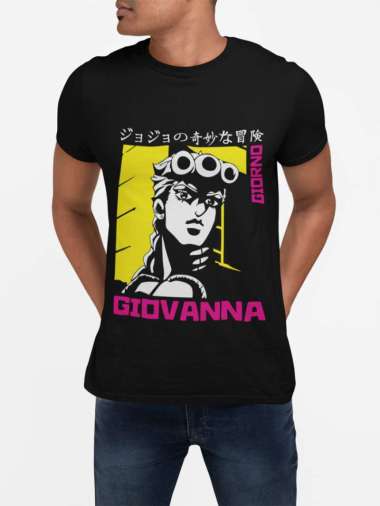 Baju Pria | Kaos Anime | Jojo's Bizarre Adventure | 9 | Depan S