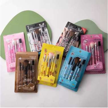 Kuas make up set isi 5 karakter/make up brush set isi 5