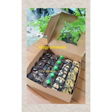 Brownies sekat/fudgy/brownies panggang/bolu brownies
