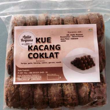 Kue Kacang Coklat By Aulia Royana - Isi 21 / Kue Kering Rasa Coklat dan Kacang Gurih Manis Renyah