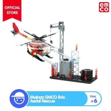 Mainan EMCO Brix Fireman Series Aerial Recue