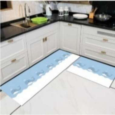 Keset Dapur Panjang Anti Slip Keset Aesthetic Keset Dapur 2 In 1 / Trendy Door Floor Mat 1012