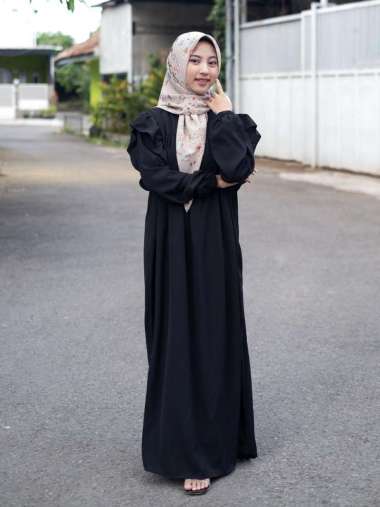 ELEORA Dress Hitam KOYU