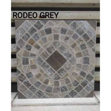Keramik Mulia 40x40 Rodeo Grey - kasar