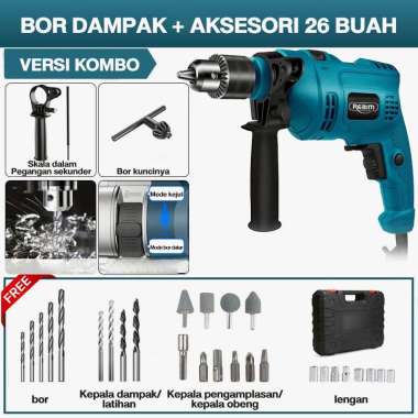 Mesin Bor Listrik Bolak Balik 10 Set Mesin Bor Hijau