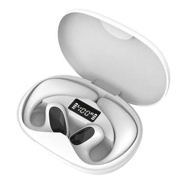 M8 Translator TWS Earphone - Headset Penerjemah 144 Bahasa Asing Putih