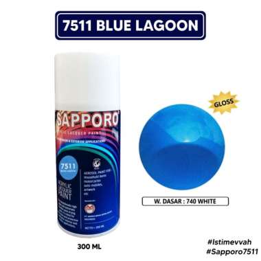 Sapporo Spray METALLIC COLOURS A / Sapporo / Cat Aerosol Terbaik / Cat Spray / Cat Aerosol 7138 Meta