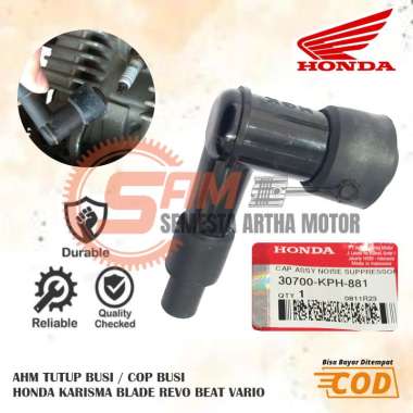 AHM Tutup Busi Cop Kepala Cangklong Honda Karisma Supra Beat KPH Motor Matic