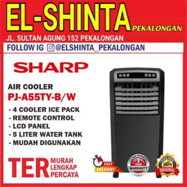 SHARP Air Cooler PJ-A55TY-B/W