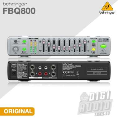 Behringer MiniFBQ FBQ800 Mini Graphic Equalizer - Equaliser Ekualiser Multicolor
