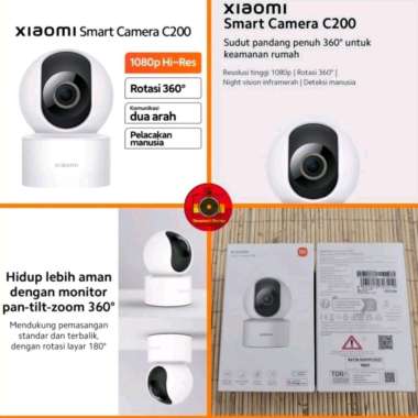 Smart Camera CCTV Xiaomi IP Cam C200 Wifi PTZ 360 kamera keamanan FHD1080P