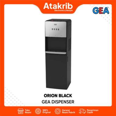 GEA DISPENSER ORION BLACK Galon Bawah Kompresor