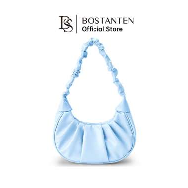 Bostanten Tas Underarm Wanita Tas Selempang Fashion Handbag Tas Bahu Wanita Shoulder Bags Biru