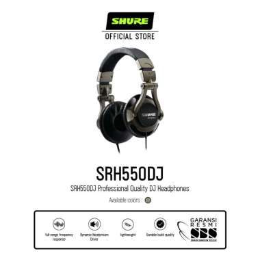 Shure SRH550DJ-A Professional Quality DJ Headphone