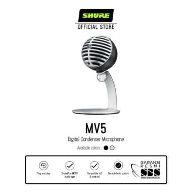 Shure MV5 Digital Condenser Microphone Shure MV5-DIG-A