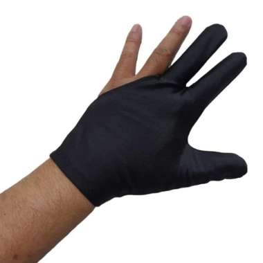 Sarung Tangan Billiard Polos - Billiard Glove- Sarung Tangan 3 Full Finger Billiard Sarung Tangan Fu