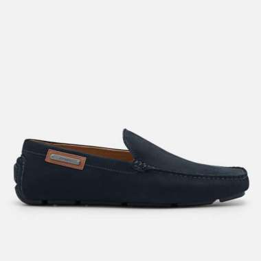 PM007 SEPATU PRIA LOAFER PEDRO ORIGINAL LOAFERS SLIP ON PANSUS KULIT BIRU NAVY BLUE