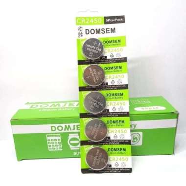 Baterai CR2450 - Batre CR 2450 - Baterai Jam Domsem CR2450