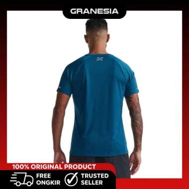 2XU Mens Aero Tee MR6557AMS|Kaos Olahraga Gym Lari Pria XS