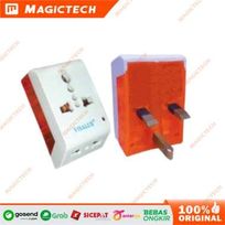 COLOKAN LISTRIK KAKI 3 VISALUX KOMBINASI 13A NEON ORANGE V7196C