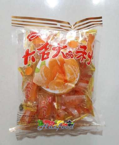 Naraya Orange Candy/Jelly Jeruk Naraya/Permen Manisan Mandarin 500g