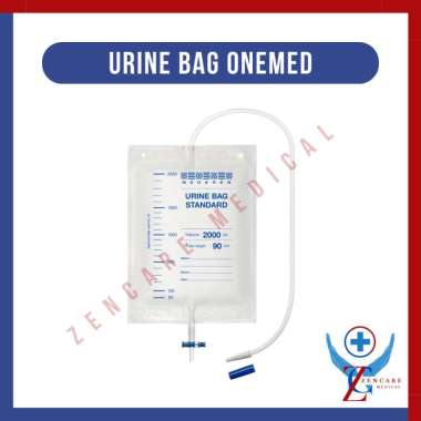 Urine Bag OneMed 2000 ML / Kantong Urine T-Valve