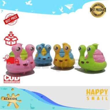 Mainan Edukasi Anak Siput Pencet Happy Snails Bekicot Jalan - SH293