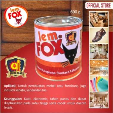 Lem Fox kaleng 600 gram / Lem Kuning