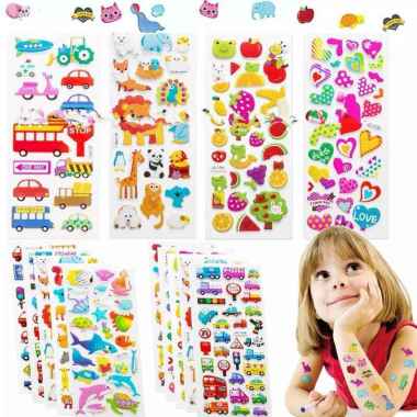 Stiker Karakter - Mainan Stiker Anak - Stiker Tempel Karakter Cowok