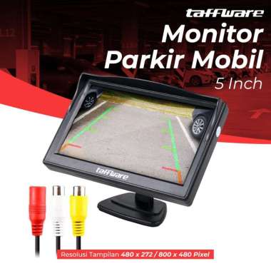 Monitor Parkir Mobil Tampak Belakang TFT LCD 5 Inci