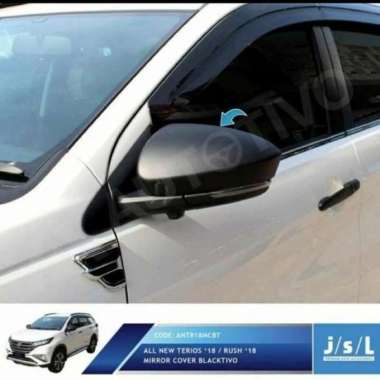 Cover Spion / Tutup Spion Rush Terios 2018 2019 2020 2021 HITAM CHROME Hitam