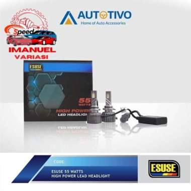 new!! ESUSE Super Bright Lampu Mobil LED H11 Lampu Utama Mobil 55Watt
